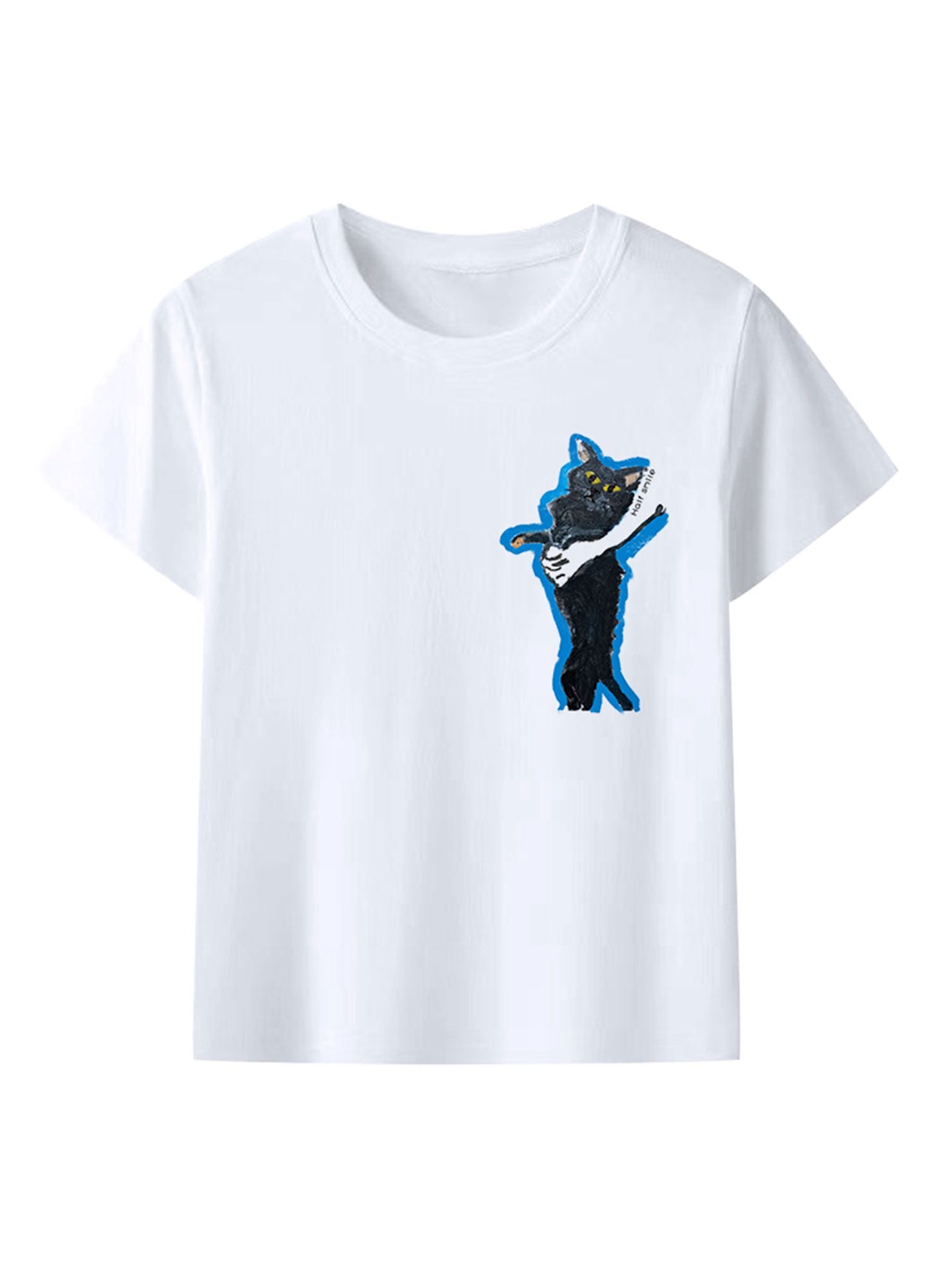 Unisex White Crewneck T-Shirt